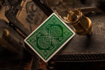 Green National Playing Cards