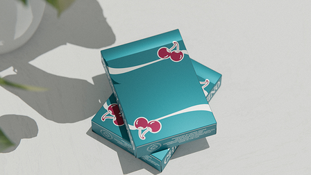 Cherry Casino Tropicana Teal Speelkaarten