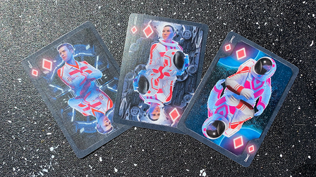 Bicycle Astronaut Playing Cards