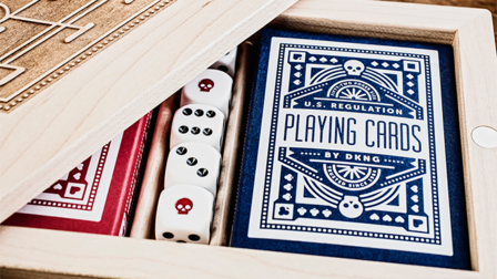 Blue Wheel Playing Cards (DKNG) by Art of Play
