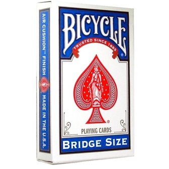 Bicycle rider back bridge blauw