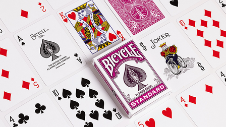 Bicycle Color Series (#1 Berry) Playing Card by US Playing Card Co