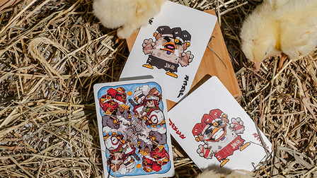 BICYCLE CHKNS &amp; CROWNS PLAYING CARDS