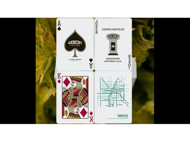 Gemini Casino Green Playing Cards