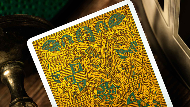 King Arthur (Emerald Saga) Playing Cards by Riffle Shuffle