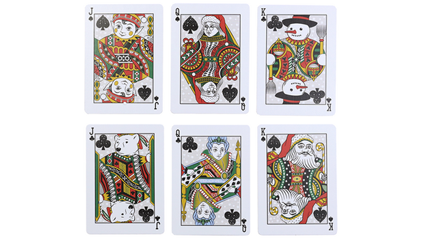 Bicycle Snowman (Rood) Playing Cards